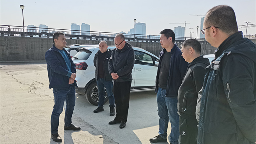 滨河北路西段排水项目现场检查照片 滨河北路西段排水项目现场检查照片