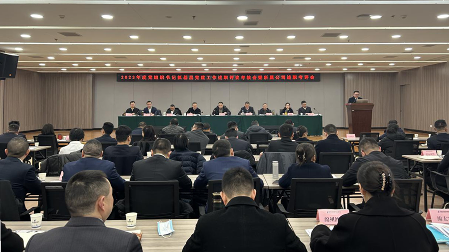 williamhill官网集团党委召开2023年党组织书记抓基层党建述职评议会